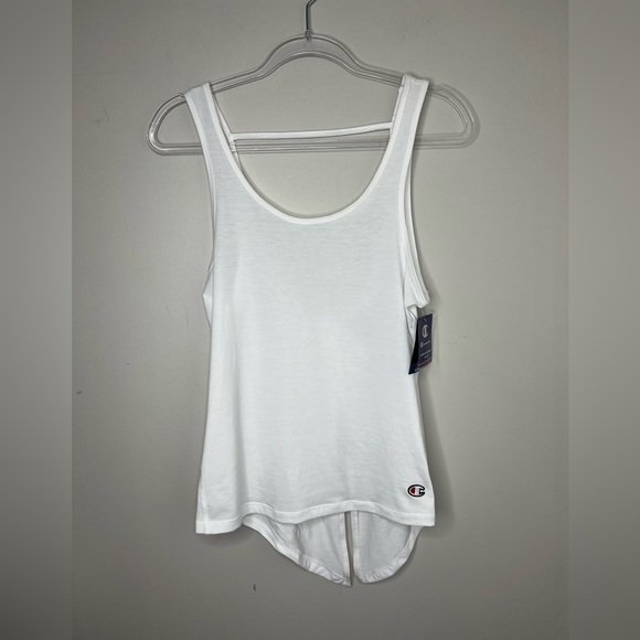 Champion Tops - CHAMPION NEW/With tags white, tie back athletic workout tank. Small.